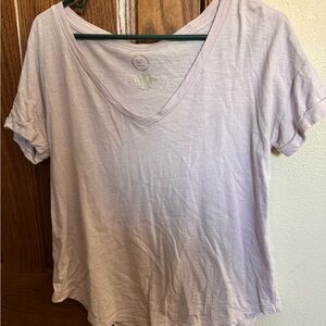Maurices Light Purple V-Neck Tee